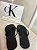 CHINELO CALVIN KLEIN JEANS BAIXO RELEVO PRETO - Imagem 1