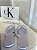 CHINELO CALVIN KLEIN JEANS BAIXO RELEVO BRANCO - Imagem 1