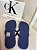 CHINELO CALVIN KLEIN JEANS BAIXO RELEVO AZUL ROYAL - Imagem 5