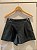 SHORTS FASHION FEM PRETO ACOSTAMENTO 916970 - Imagem 1