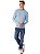 WCC SIGNATURE CREW NECK AZUL CLARO SUETER TOMMY HILFIGER THMW0MW14748 - Imagem 3