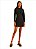 VESTIDO CURTO MANGAS RECORTE PRETO FARM 313230 - Imagem 4