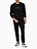 MOLETOM CKJ MASCULINO LOGO REISSUE GEL PRETO CM3OC01CC161 - Imagem 1
