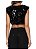 BLUSA MUSCLE CROPPED PAETE PRETA MYFT 502BL006984 - Imagem 4