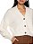 CARDIGAN FEMININO CURTO PELINHO OFF WHITE FARM 323141 - Imagem 4