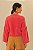 CARDIGAN CURTO TRICOT PELINHO CORAL FARM 326438 - Imagem 3