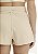 SHORT SAIA CINTURA ALTA COM CINTOS BEGE MYFT 502SH001415 - Imagem 3