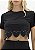 TSHIRT CROPPED CORAÇOES PRETA MYFT 502TS004563 - Imagem 3