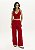 TOP TRICOT CROPPED COM ALÇA VERMELHO 503TP000170 - Imagem 1