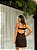 VESTIDO DE ALÇA COM BABADO PRETO MYFT 502VE010355 - Imagem 2