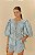 SHORT PREGAS LISTRAS BICOLOR ESTAMPADO FARM 339030 - Imagem 1