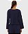 BLUSA MANGA LONGA TEXTURA AZUL MARINHO FARM 338342 - Imagem 2
