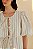BLUSA MANGAS LISTRAS BICOLOR BEGE FARM 339029 - Imagem 4