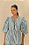 BLUSA MANGAS LISTRAS BICOLOR AZUL FARM 339029 - Imagem 1