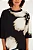 Vestido T-Shirt Estampado Maya Preto - Imagem 2
