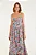 Vestido Cropped Estampado Camponesa - Imagem 1