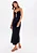 Vestido Super Midi Com Aplicação e Fenda MYFT - Imagem 1