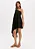 Vestido Curto Assimétrico Com Linho - Imagem 3