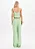 Calça Wide Leg Com Linho Listrada - Imagem 3