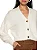 CARDIGAN CURTO PELINHO OFF WHITE FARM 357276 - Imagem 4