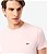 T-SHIRT MASCULINO ROSA CLARO ALGODÃO PIMA LACOSTE TH6709 23 SFI - Imagem 2