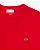 T-SHIRT MASCULINO VERMELHO ALGODÃO PIMA LACOSTE TH6709 23 240 - Imagem 3