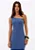 VESTIDO SUPER MIDI CANELADO AZUL MYFT 502VE013105 - Imagem 2