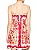 Vestido curto alcinha lenco floraline estampada Farm 370658 - Imagem 3