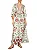 Vestido longo jardim vitral estampada Farm 366661 - Imagem 1