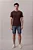 Camiseta mc masc premium piquet marrom Calvin Klein CM6PC01TC182 - Imagem 1