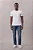 CAMISETA MC MASC PIQUET PREMIUM BRANCA CALVIN KLEIN CM6PC01TC182 - Imagem 1