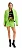 Jaqueta puffer curta verde neon  502JA000630 - Imagem 2