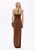 Vestido frente unica super midi marrom 502VE013281 - Imagem 4