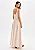 Vestido super midi sem mangas off white MYFT 502VE011959 - Imagem 2