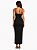 Vestido midi fivela b preto BC9912 - Imagem 3
