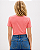 Camiseta gola V Tommoy Hilfiger coral ABWW0WW40585 - Imagem 2