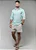 Camisa ml linho verde Ogochi 001493152 - Imagem 2