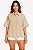 Camisa manga curta com linho areia MYFT 502CA001828 - Imagem 1