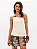 Blusa ombro unico canelada off white MYFT502BL010260 - Imagem 1