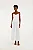 Vestido franzido frente off white Farm 350671 - Imagem 1