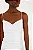 Vestido franzido frente off white Farm 350671 - Imagem 3