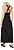 Vestido frente unica cropped preto Farm 350624 - Imagem 2