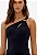 Vestido ombro unico curto de malha preto MYFT 502VE013313 - Imagem 2