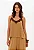Blusa de alça com renda caqui MYFT 502BL010339 - Imagem 1