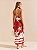 Vestido longo frente unica estampada De Chelles SP1835BQ - Imagem 2