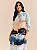 Saida de praia midi crepe estampada De Chelles SP1790BQ - Imagem 1