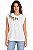 T-shirt bordada araras off white Farm 375075 - Imagem 1