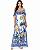 Vestido longo pala jardim oriental estampada Farm 372475 - Imagem 1