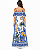 Vestido longo pala jardim oriental estampada Farm 372475 - Imagem 2