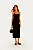 Vestido longo textura preto Farm 367140 - Imagem 1